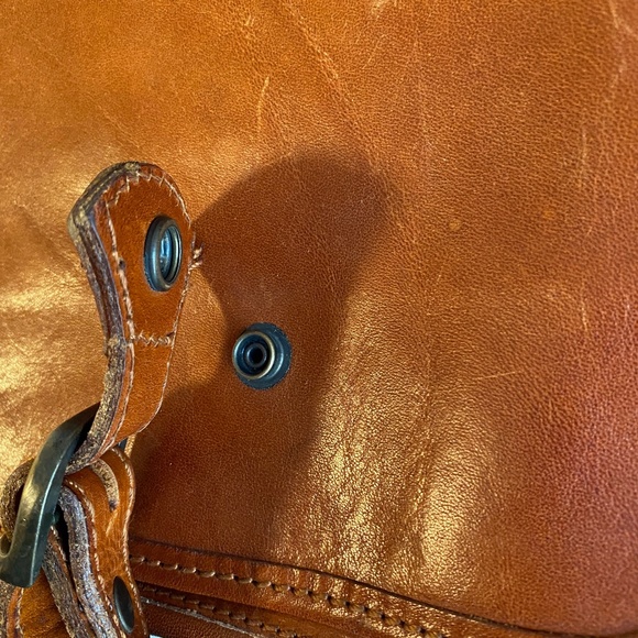 I MEDICI Firenzi Italian leather briefcase messenger bag - Picture 14 of 16